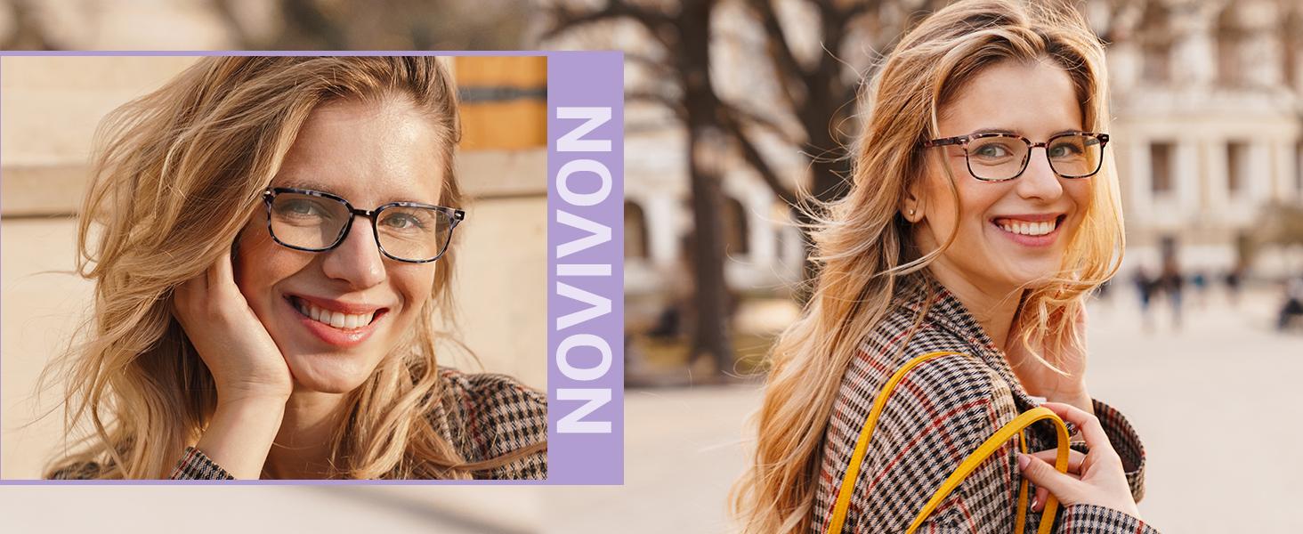 6 Pack Reading Glasses for Women, Reading glasses men, Blue Light Blocking Readers, Computer eye glasses, Cheaters