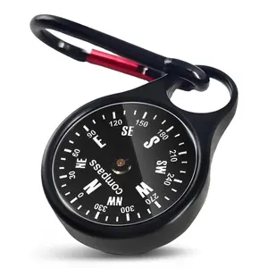 Portable Compass Keychain, Waterproof Mini Compass, Suitable for Hiking Survival, Mountaineering Camping, Outdoor Adventure Party Navigation Tool