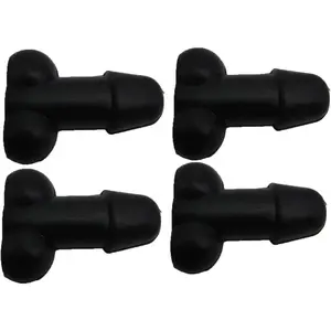 4PCS Funny Glow in the Dark Valve Stem Caps, Novelty Tire Valve Covers for Cars, Bikes & Motorcycles