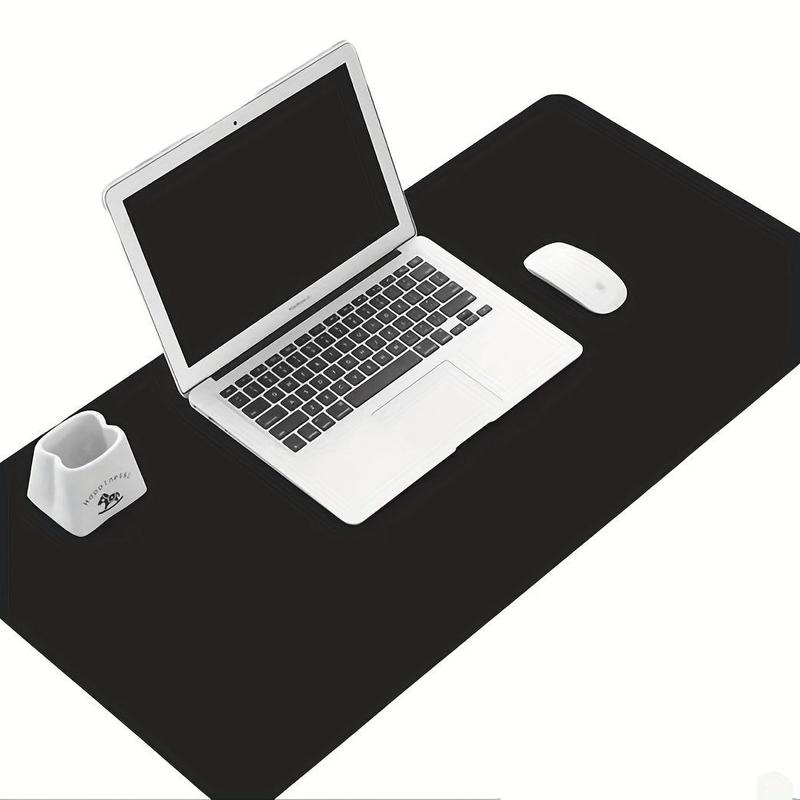 Solid Color Durable Mouse Pad for Laptop, Universal Non-slip Mouse Pad, Durable PU Leather Mouse Pad, Suitable for Office & Learning