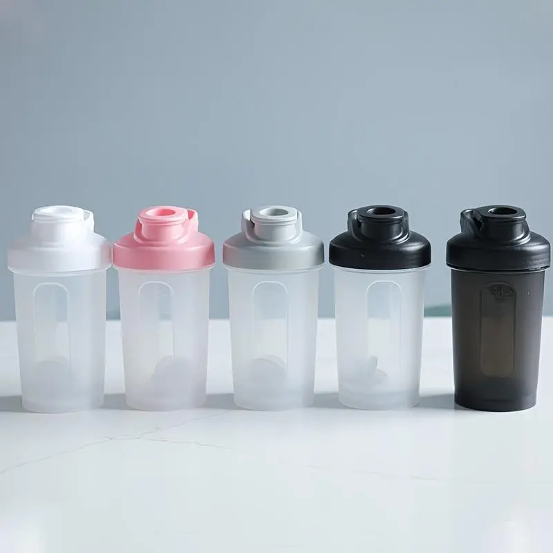 1pc Protein Shake Cup, 300ml Portable Flip Top Water Bottle with Seal Feature, Durable PP Material, Uncharged - Ideal for Gym, Outdoor Sports, Fitness & Picnic, Sports Drinkware|Visually Appealing Water Bottle|Durable PP Bottle