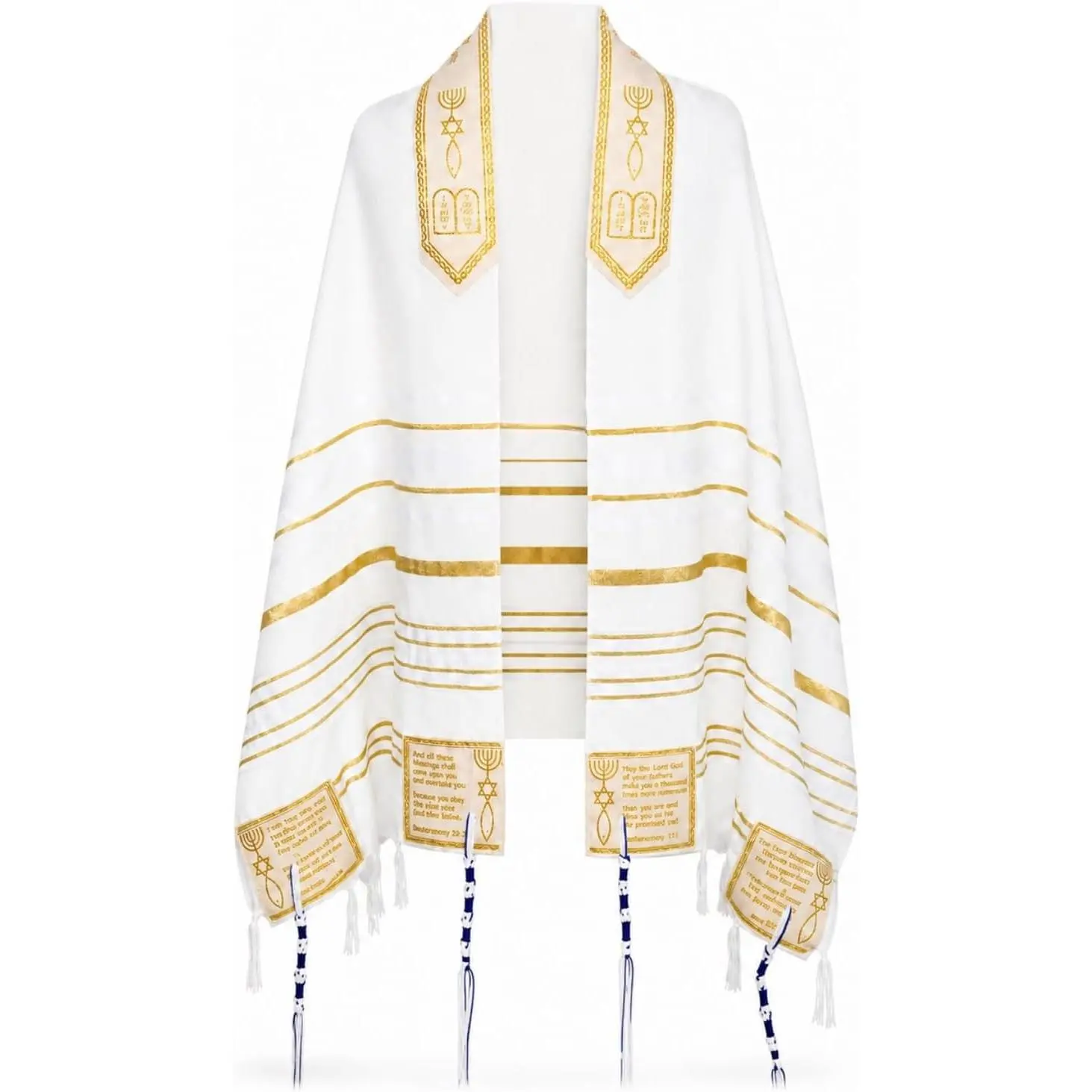 Messianic Christian Prayer Shawl Tallit 72x22in(Gift)
