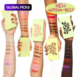 Made By Mitchell Curve Case Cream Makeup Palette, Portable Cream-Based Cosmetic Palette