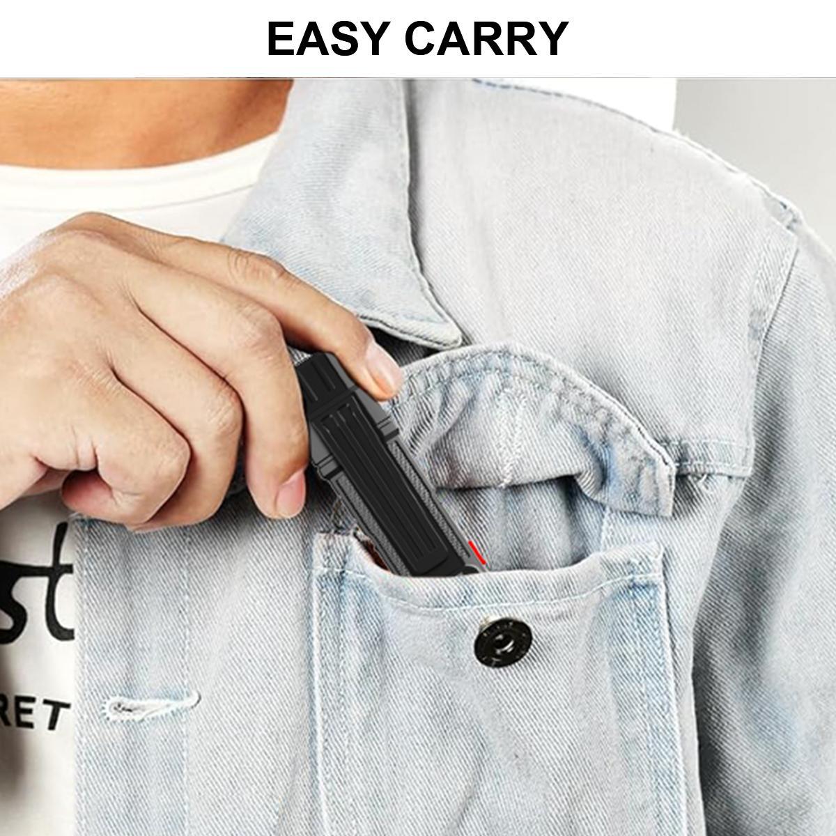 HYTAIS Portable Gas Leak Detector Safety, Battery Required Handheld Natural Gas Sniffer High Sensitivity with LCD Display, Combustible Gas Detector