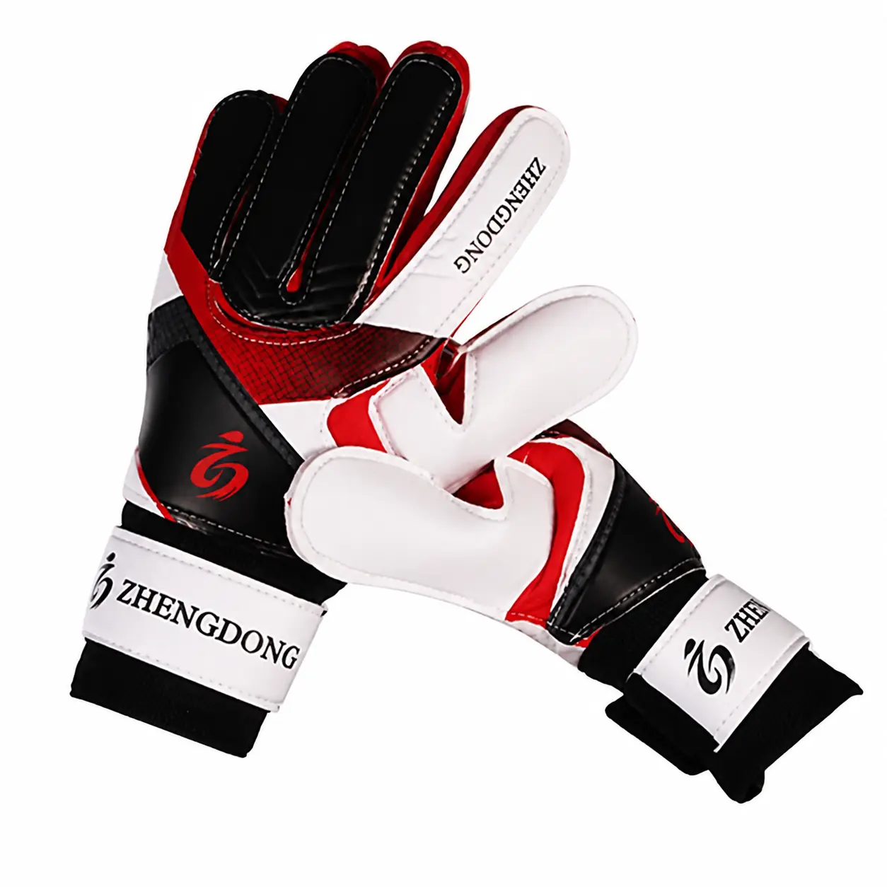 Youth 10-18 Professional Soccer Goalkeeper Gloves, Extra-Thick Latex Palm for Extra Grip, Breathable Backhand, Ideal for Training & Match Play, Backhand Vented