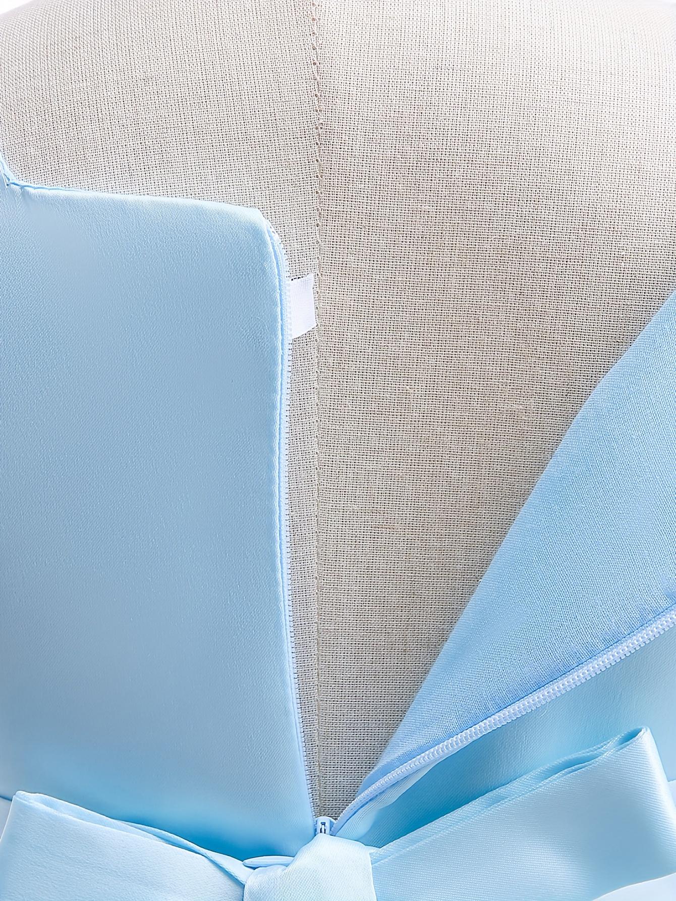 Vintage Puff Sleeve Princess Court Dress for Middle to Older Toddler Girls Wedding Party Ankle Length Gown Formal Dresses