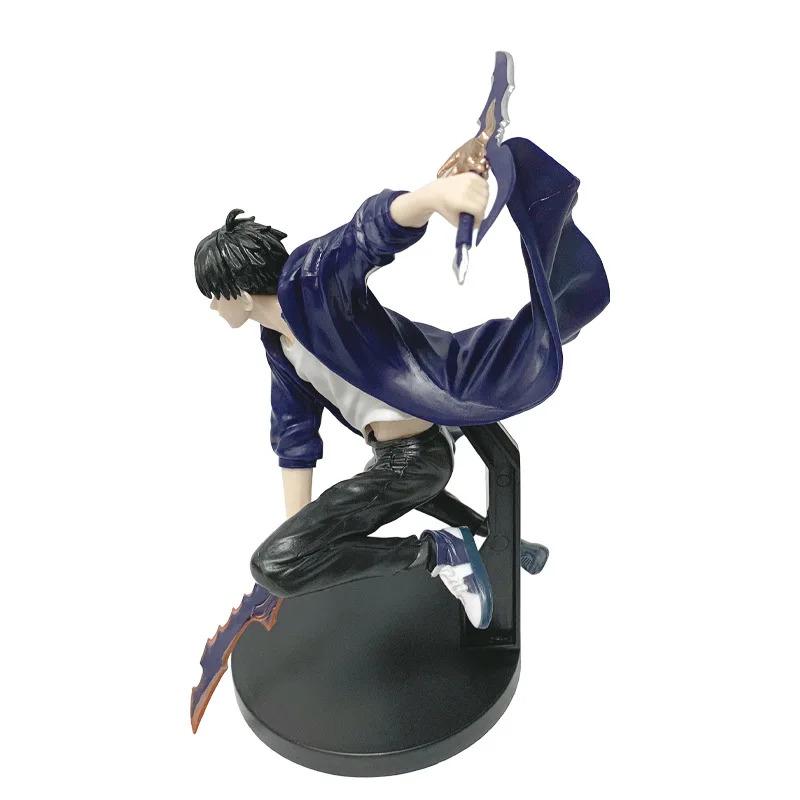 In Stock Solo Leveling Shadow King Figure Sung Jinwoo Cheng Xiaoyu Handheld Model Desktop Ornament Anime Collection Model Gift