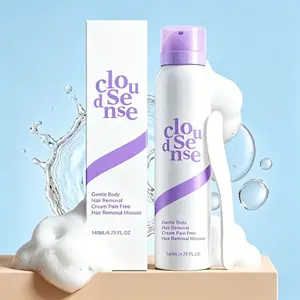 Women’s Smooth Skin Hair Removal Spray, Painless & Irritation-Free Depilatory Foam Cream for Legs, Underarms & Bikini Line, Easy At-Home Hair Remover for Ladies