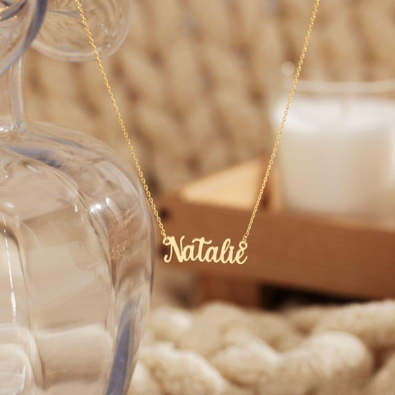AS826 Personalized Custom Name Pendant Stainless Steel DIY Necklace Gifts for Family, Friends and Lovers