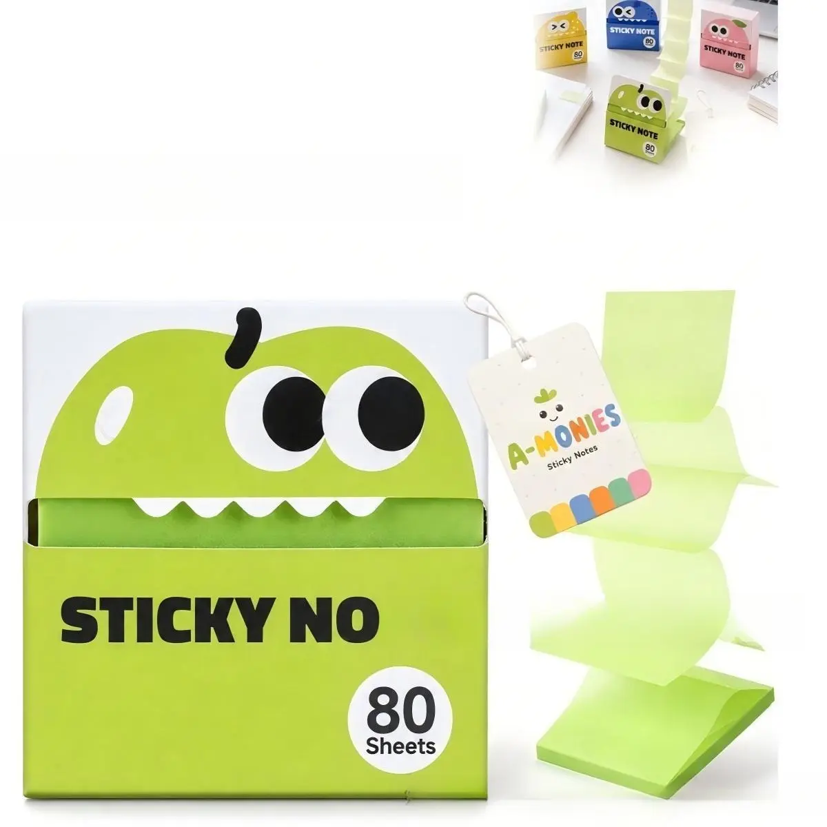 Office and school supplies, strong stickiness, no residual glue, memo stickers suitable for office and study
