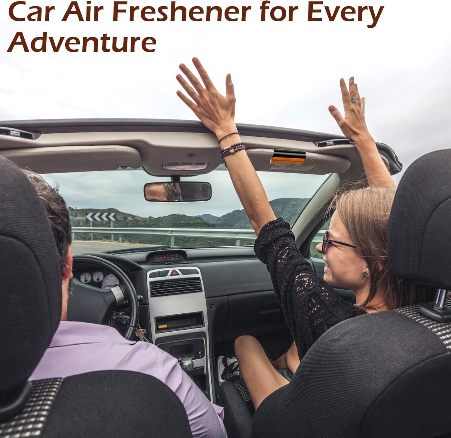 Car Air Freshener-The Original Wood Air Freshener-Car Odor Eliminator for Visor Clip-Long Lasting Scent,Vehicle Scent Diffuser for Truck & SUV-Pack of 4 (T