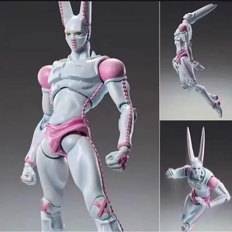 Jojo Bizarre Adventure D4c Pink Super Action Statue Boxed Collectible Pvc Anime Model Figure For Collection Enthusiasts