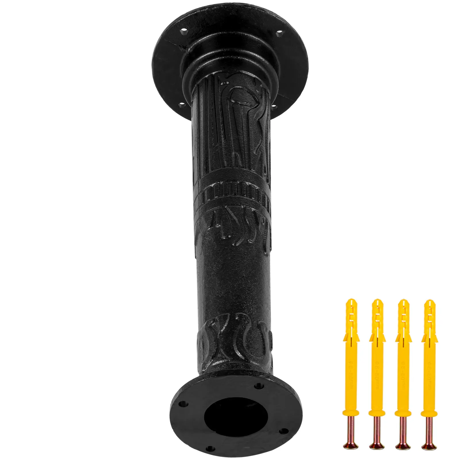 Antique Hand Water Pump Stand Pitcher Pump Stand Cast Iron Well Pump Stand with Pre-Set 0.5 Holes for Easy Installation Old Fashion Pitcher Hand Pump Stand for Home Yard Pond Garden Outdoors B