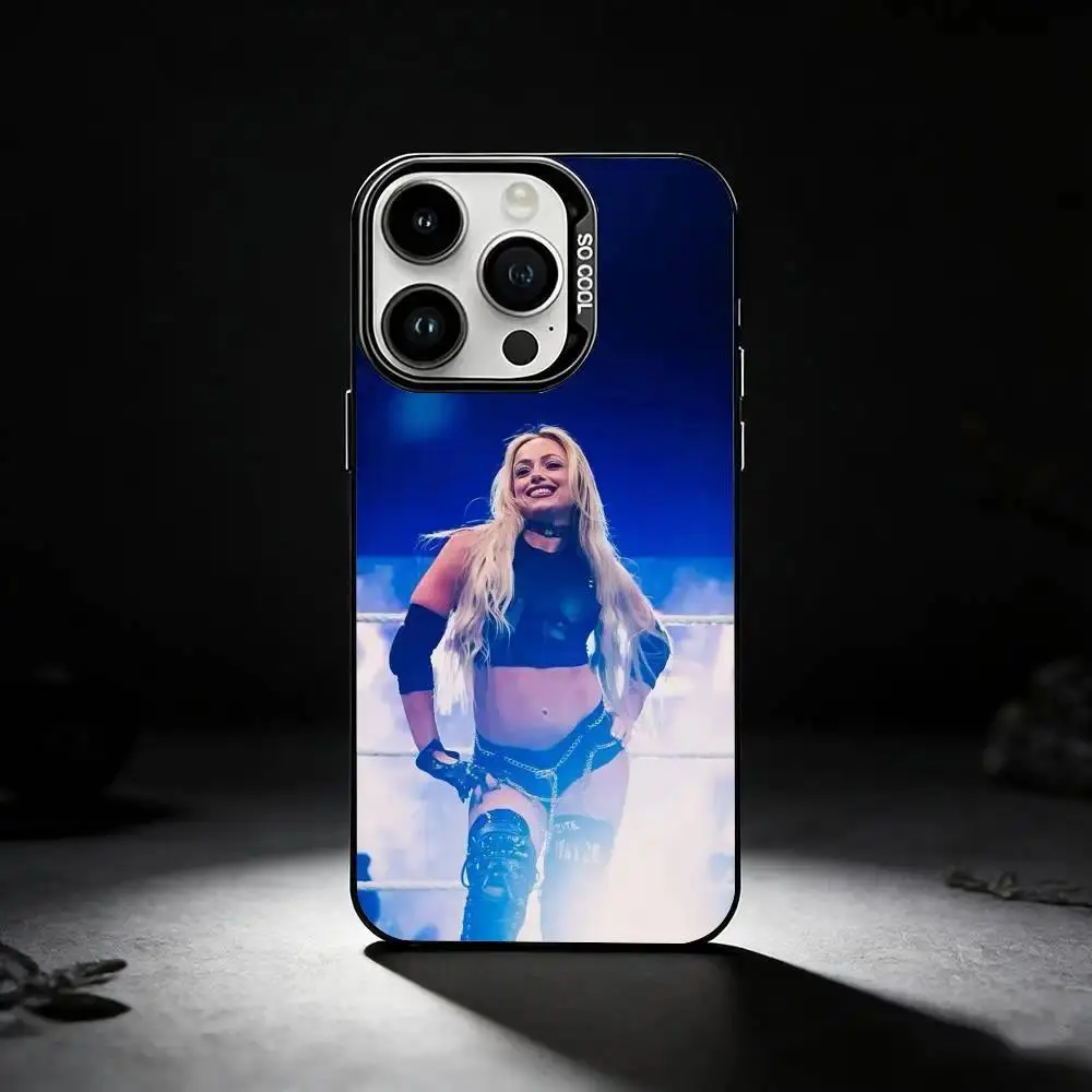 Liv Morgan Phone Case For iPhone 17,16,15,14,13,12,11 Plus,Pro Max,XS,Colored silver phone case