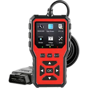 2026 Upgraded OBD2 Scanner Diagnostic Tool,  Code Reader &  Diagnostic Scanner, Check Engine Code Reader with Live Data, I/M, Mode 6/8,  , Read & Clear Error Codes (Red)