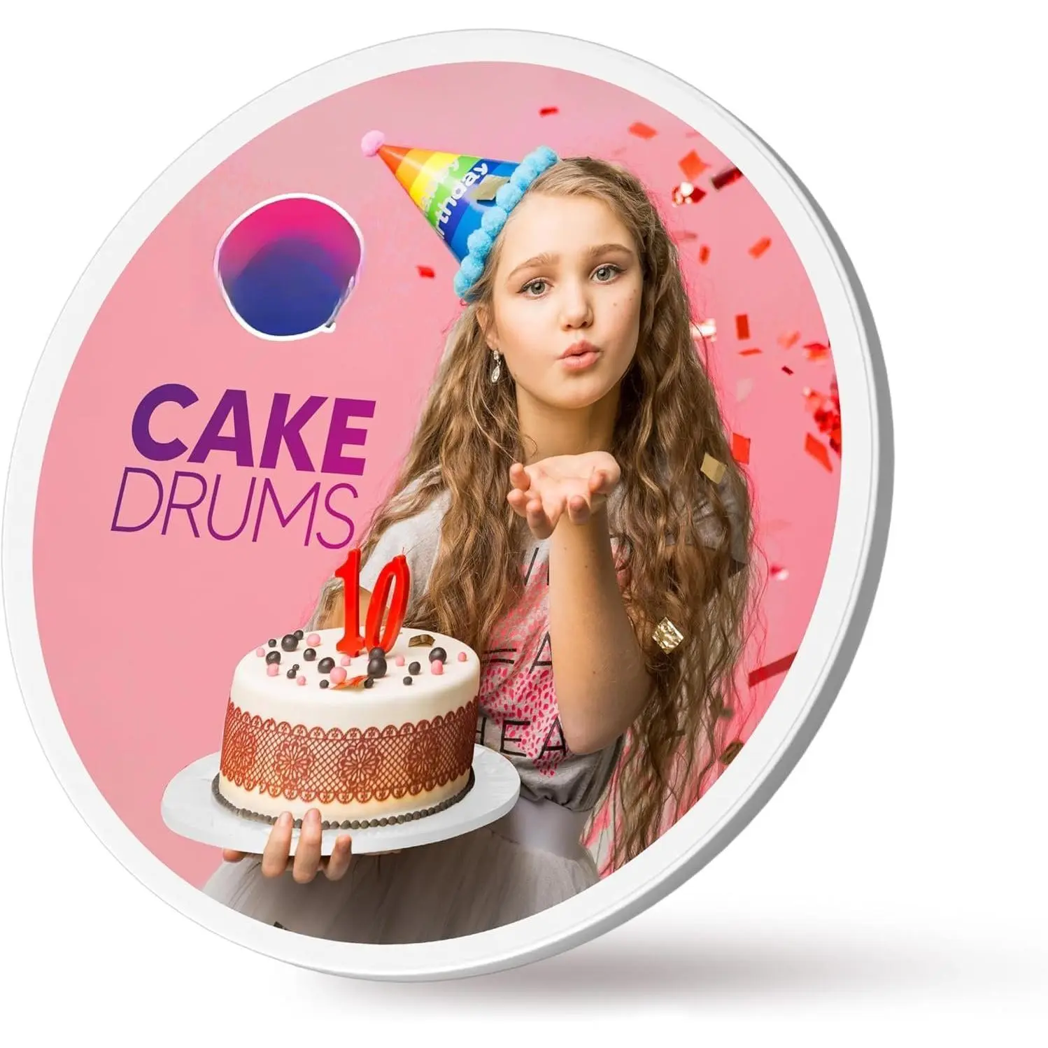 Cake Boards - 10 Inch Single Cake Drum - Smooth-Edged Pack of 1 - Sturdy Cake Boards Round - Bend Resistant Multi-Layered Cake Base for Minimalist Displays (10 Inch)