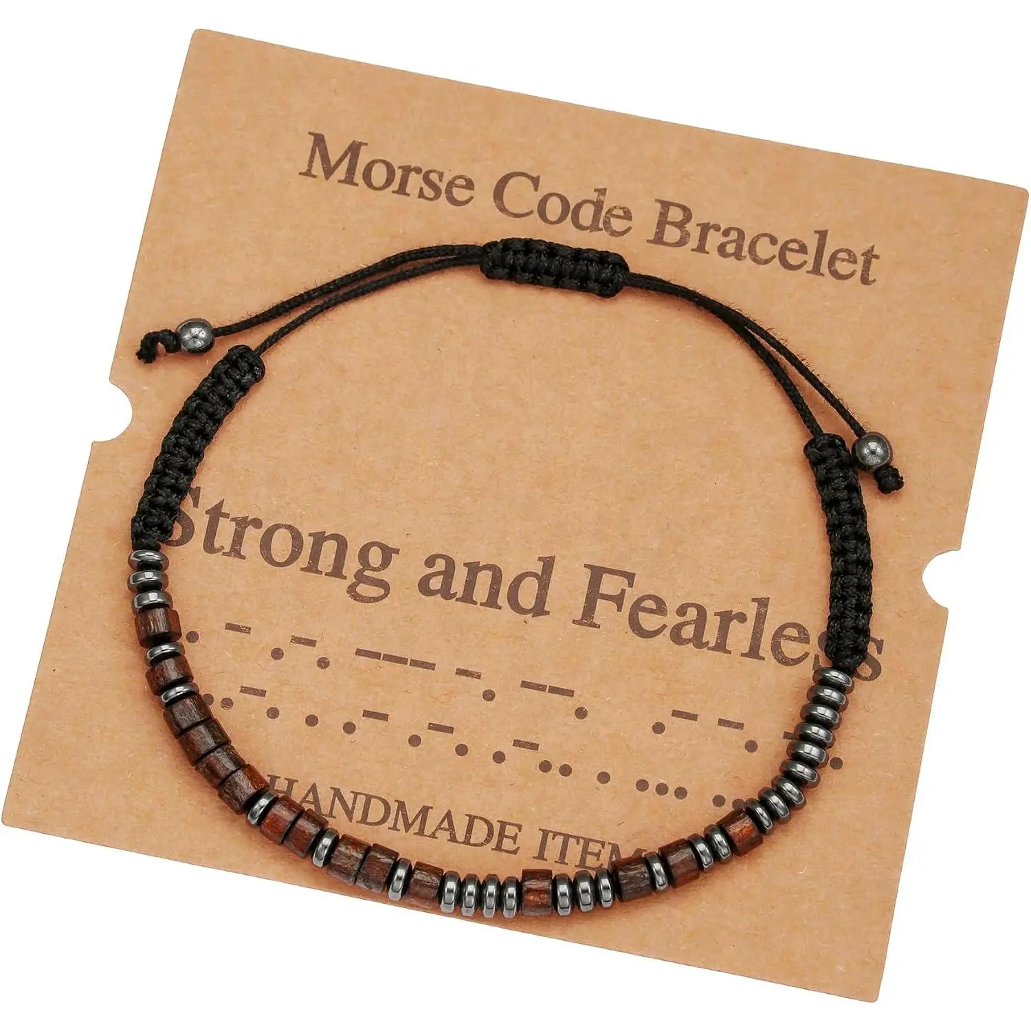 Morse Code Bracelets for Women - Inspirational Gifts Beaded Bracelets for Women Encouragement Birthday Gifts