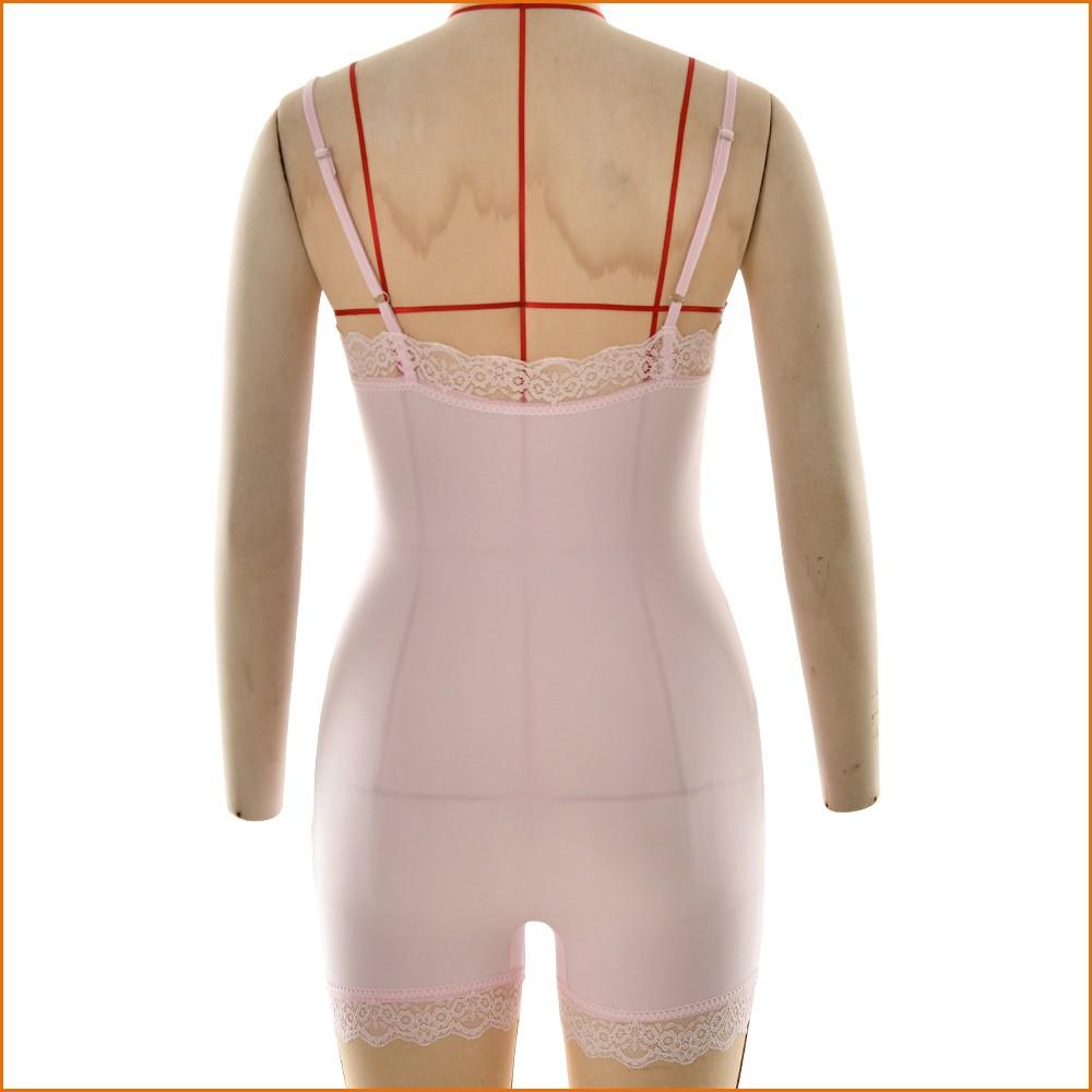 KODA & CO 04 New Lace-Trim Spaghetti Strap Backless Bodycon Sexy Yoga Workout Bodysuit