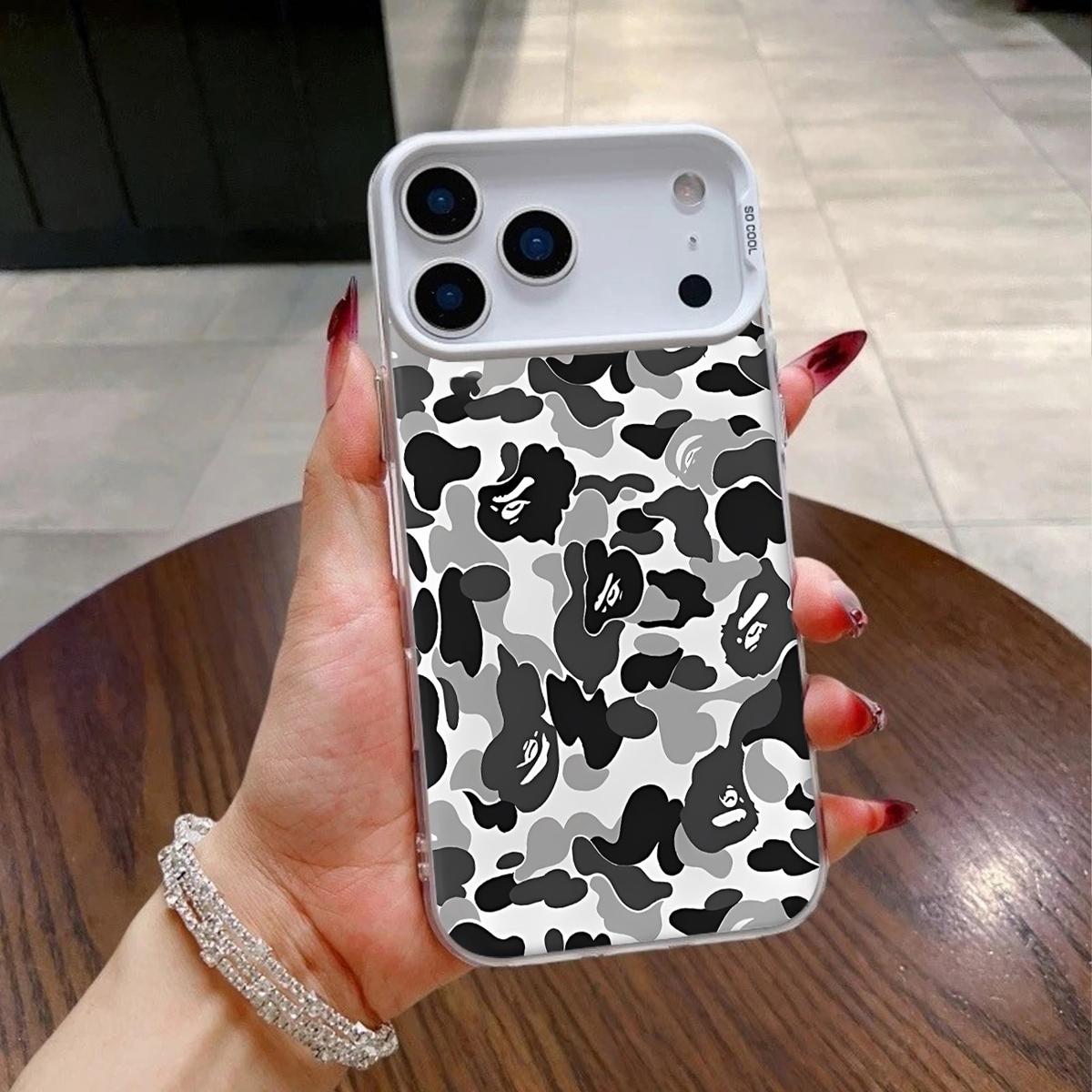 YR-10 pattern Phone Case, IMD Material Black, Suitable for iPhone 17 Pro Max 17Air, 16,11, 12, 13 Pro Max, 14 Pro Max, and 15, Design Black Friday LB Protectors