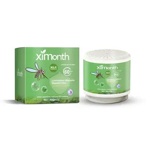 Plant-based citronella mosquito repellent gel magic box, suitable for home and outdoor use, mildly repels mosquitoes and insects, prevents bites