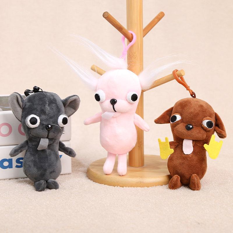 Chihuahua CHIHUAHAU Chihuahua plush doll pendant cross-border hot-selling explosion foreign trade wholesale keychain