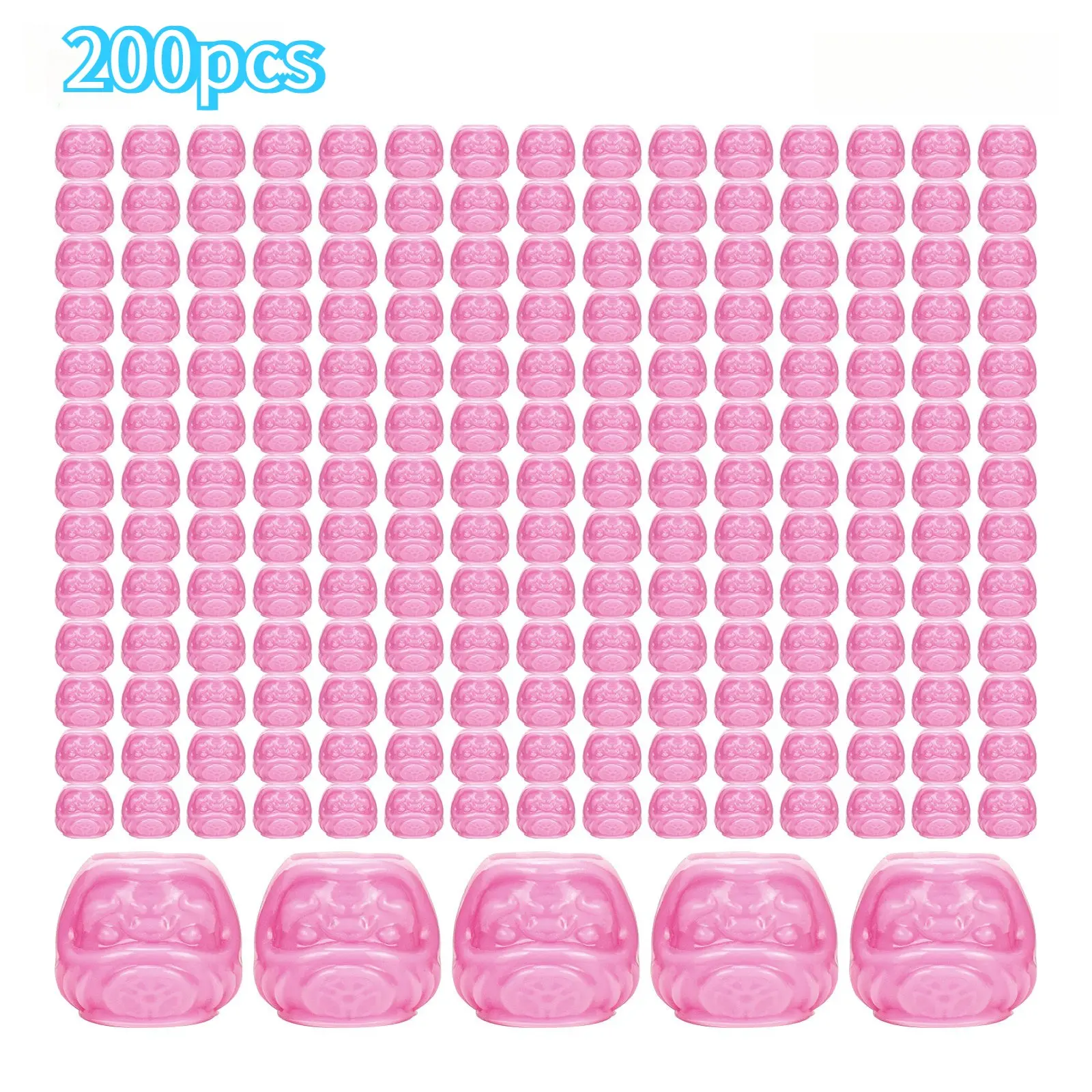 200pcs Ink Caps Disposable Daruma Tattoo Ink Cups Lightweight Plastic Ink Caps for Tattooing Makeup Pigment Ink Cups Tattoo Ink Holder Tattoo Supplies and Equipment, Tattoo Accessories