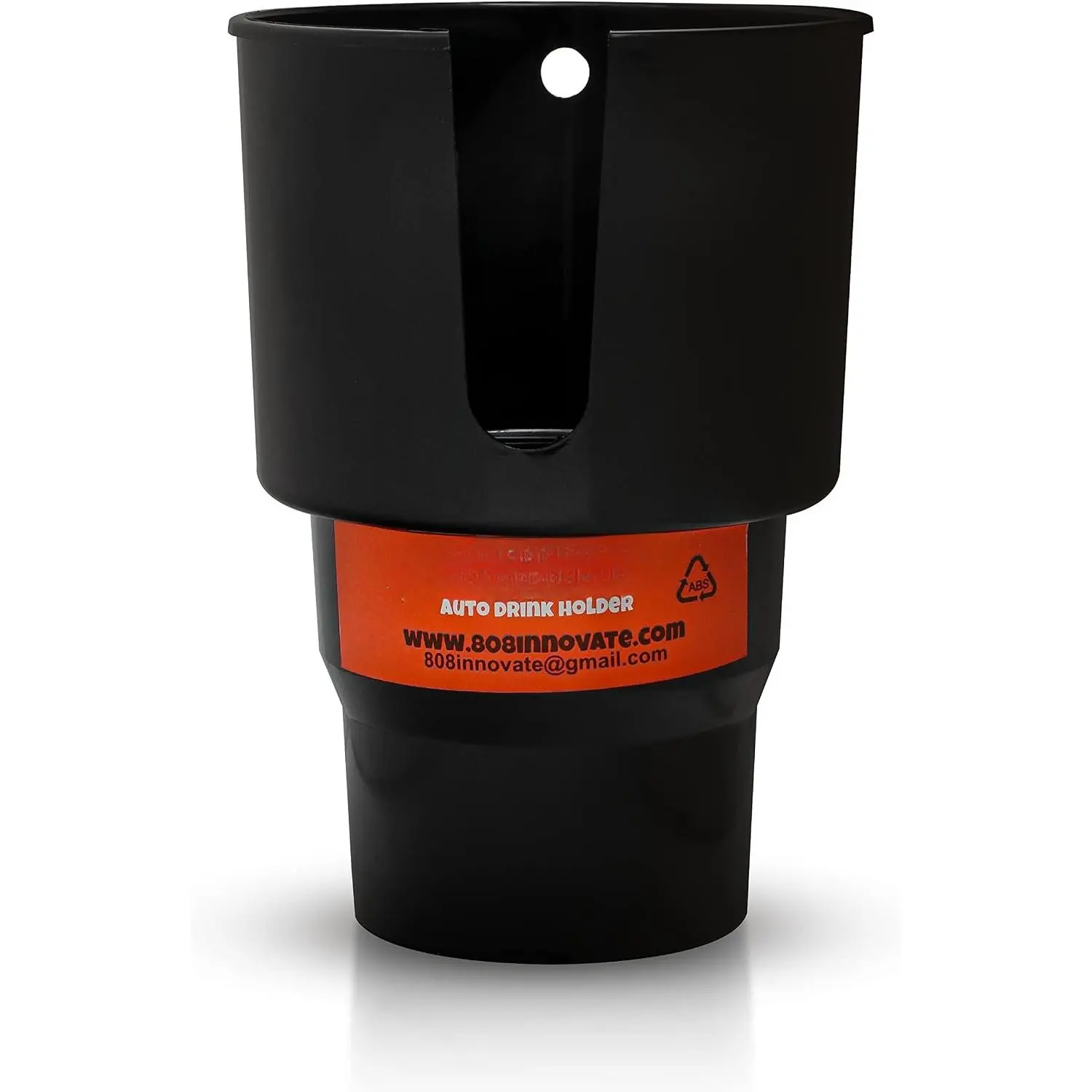 Cup Holder Expander - Fits Hydro Flasks 32/40 oz, Nalgene,  & Large Bottles up to 3.8 inches Wide - for  up to 3.2 Inches Wide - Black