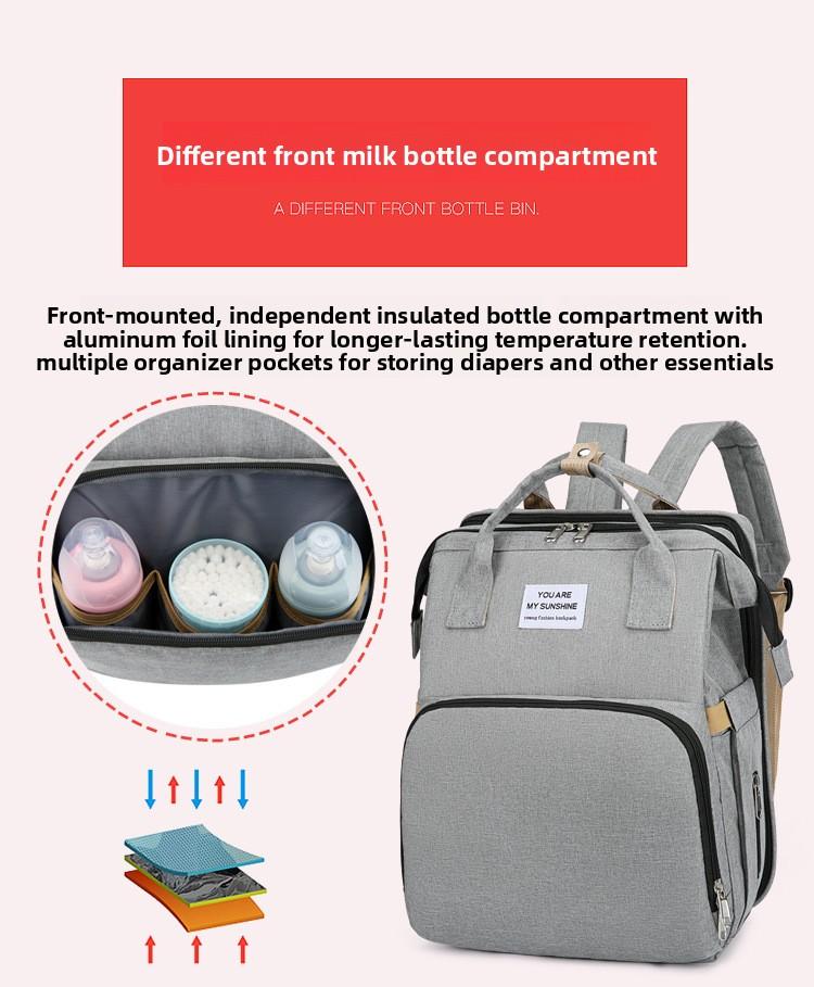 New portable folding bed sports outdoor backpack, lightweight large-capacity sports bag, multi-purpose backpack