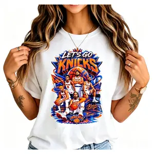 Let's Go Knicks Basketball T-shirt – Game Day Shirt Unisex Fashionable Basketball Comfortable, comfortable, breathable,