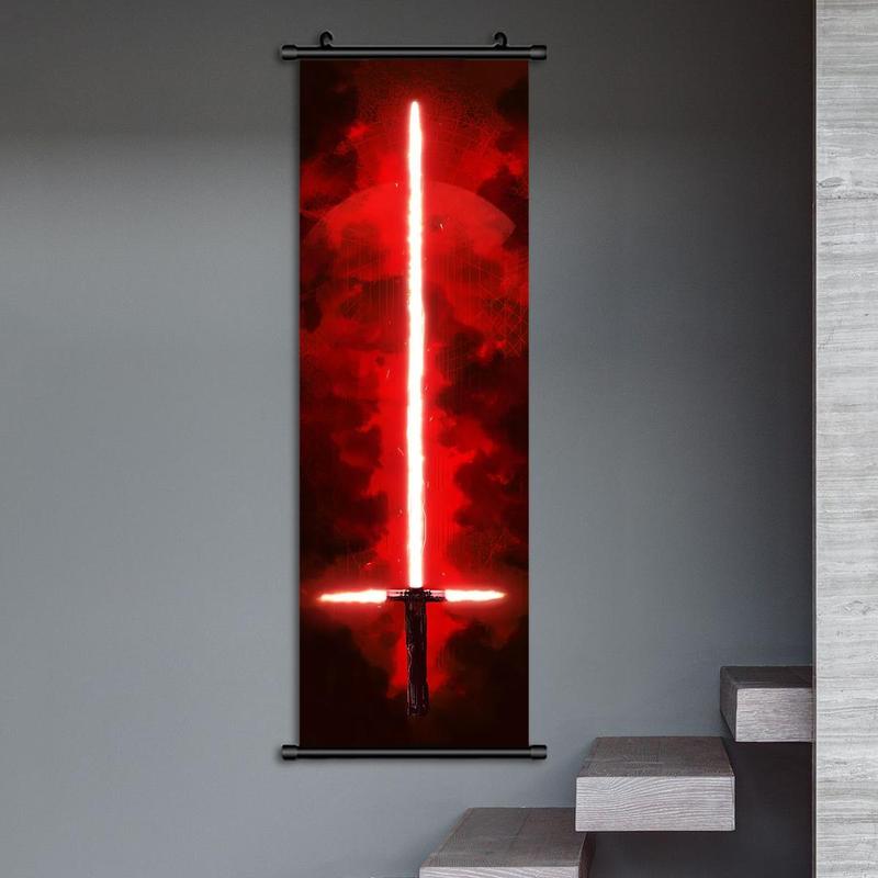 Sword Pattern Hanging Picture for Room Decor, Modern Home Decoration, Modern Wall Art Mural, Wall Decor for Home Living Room Bedroom, Dorm Essentials, Room Decor, Fall Decor, Boyfriend Gifts