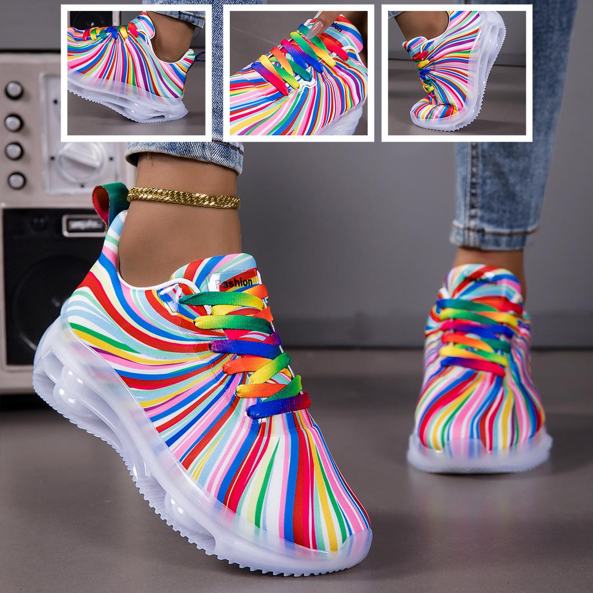 Women's fashion sneakers walking shoes, lightweight casual tennis sneakers air cushion running shoes, non-slip breathable tennis shoes, mesh air cushion men's sneakers gym workout oes, women's walking shoes arch support