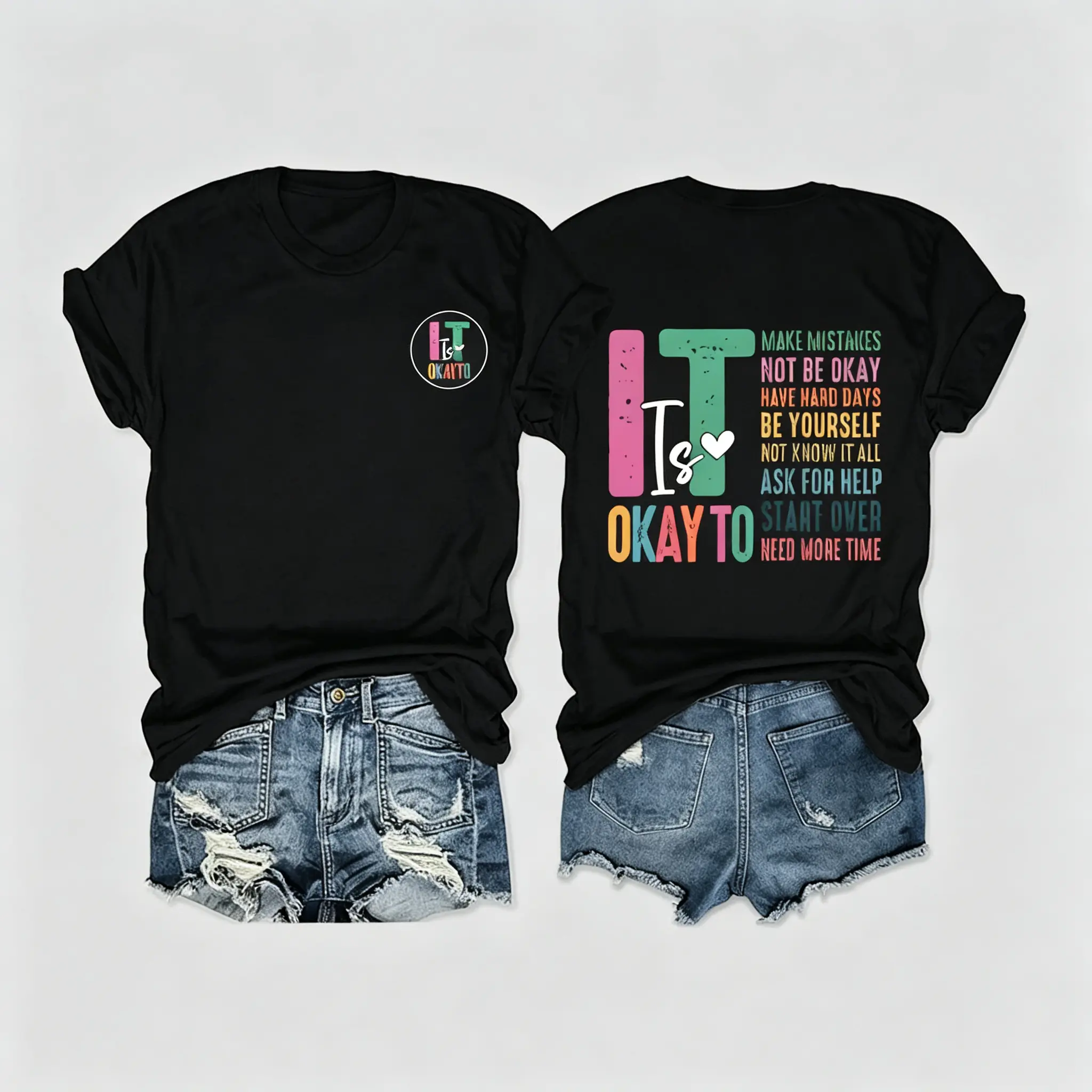 Summer Aesthetic Graphic T Shirt Womens Fitted Crew Neck Short Sleeve Breathable Lightweight Casual