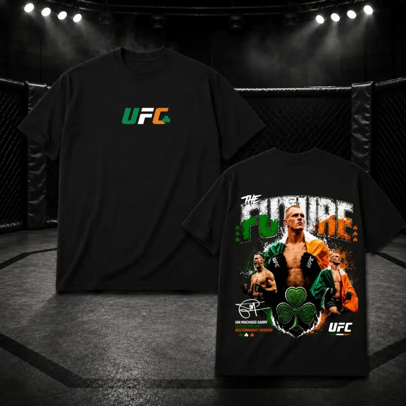 Graphic T-Shirt UFC Ian Machado Garry UFC 330 Shirt, The Future Ian Machado Garry UFC Graphic Tee, UFC MMA Shirt, UFC Merch, MMA Fighter Shirt, Sports Apparel Cotton Tee, Vintage Casual Style Gift, Unisex Streetwear T-Shirt