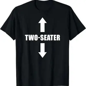 Vintage Two Seater Arrows Funny College Humor Shirt, Funny Mens T-Shirt, Sarcastic Shirt For Men, Funny Saying Shirts, Cool Gift for Him Graphic tees  Golf Gift T-Shirt For Men and Women