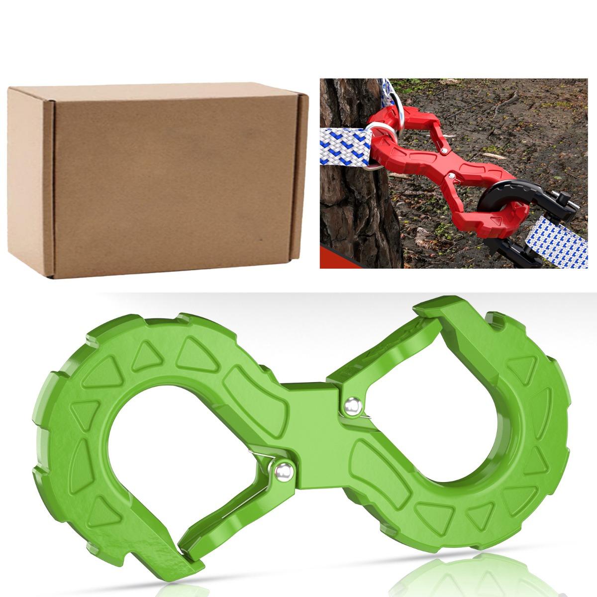 Heavy-Duty Forged S-Type Winch Hook, Dual Recovery Shackle with Anti-Slip Lock, 4x4 Off-Road Towing Hook for Truck/SUV/Jeep