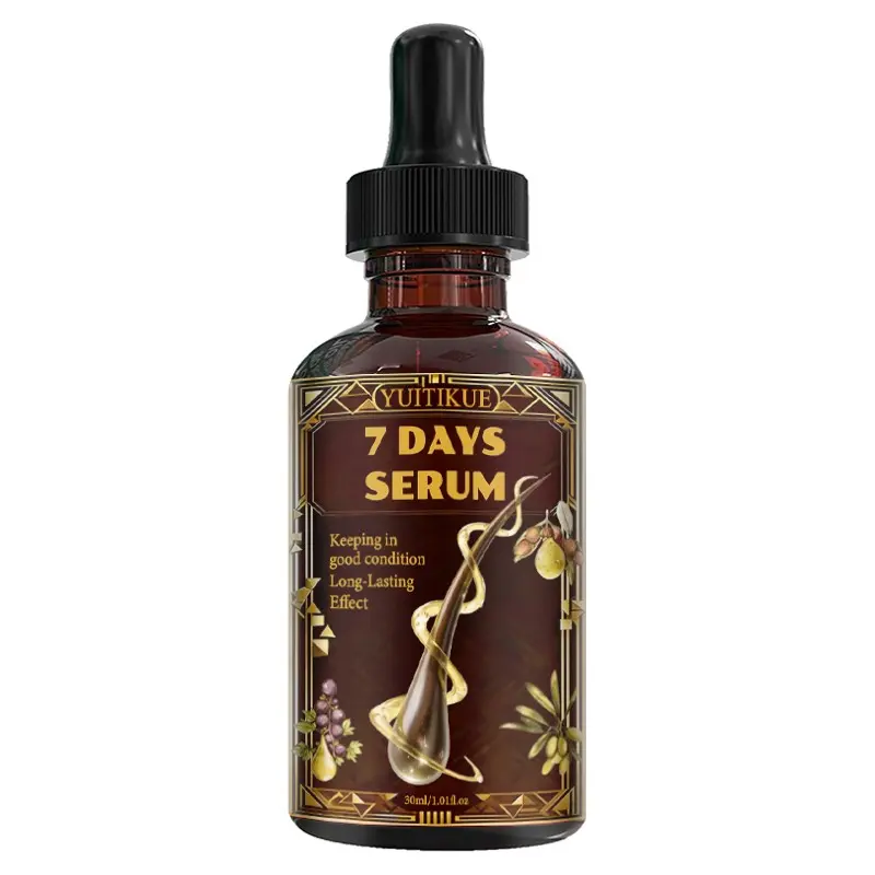 Yuitikue Lightweight Multi-Effect Scalp Nourishing Essence 30ML, Precise Dropper Control, Smooths Static Hair, Long-Term Care for Silky Hair