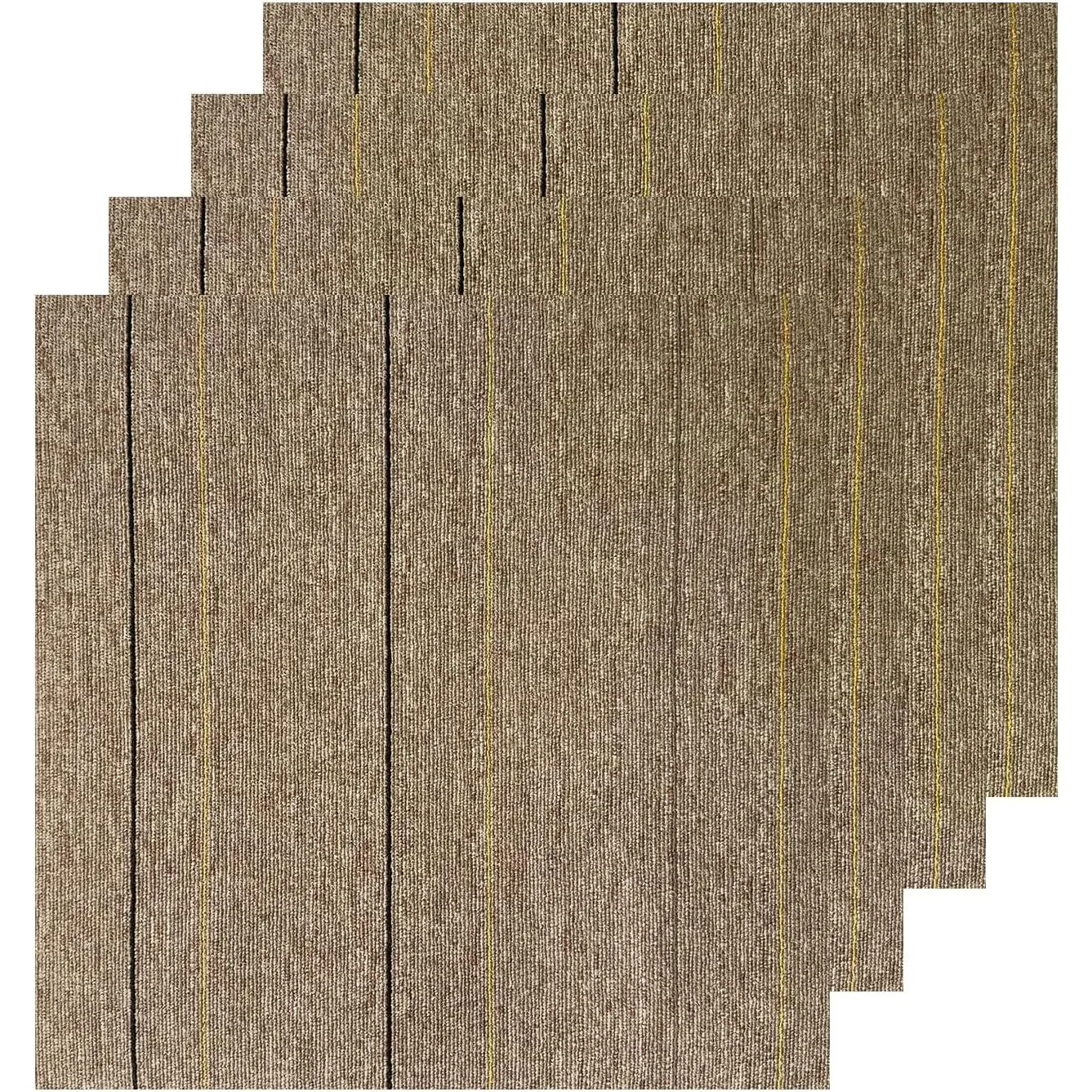 Self-Adhesive Carpet Tiles 20"x20" (10-Pack, 26.9 Sq Ft) – Peel & Stick Flooring for Basement, Garage & Gym – Works  Uneven Surfaces, Easy to Remove & Relocate, -Friendly, High-Traffic Rated