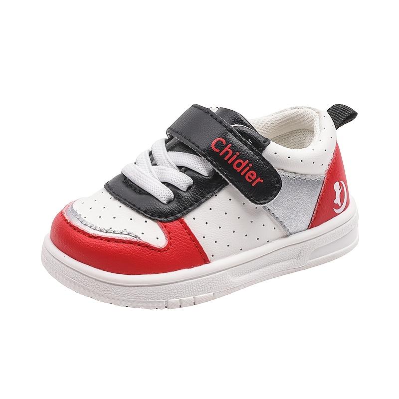 /Children's Shoes Ages 1-2.5-3 Years, Anti-/Simple/Versatile, Toddler Sneakers, School White Shoes, Flat Shoes Girls and Boys Indoor/Outdoor Wear, White/Pink, Boys' Shoes, Girls' Shoes, Casual Sneakers