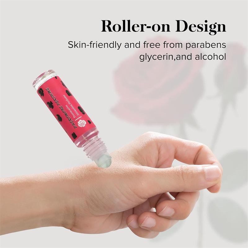 1/2/3/4PCS Romantic Women's Pheromone Perfume- 10mL Long-Wearing Enhanced Scent, Portable Roll-On & Spray EDP, Thoughtful Valentine's Day Gift for Her