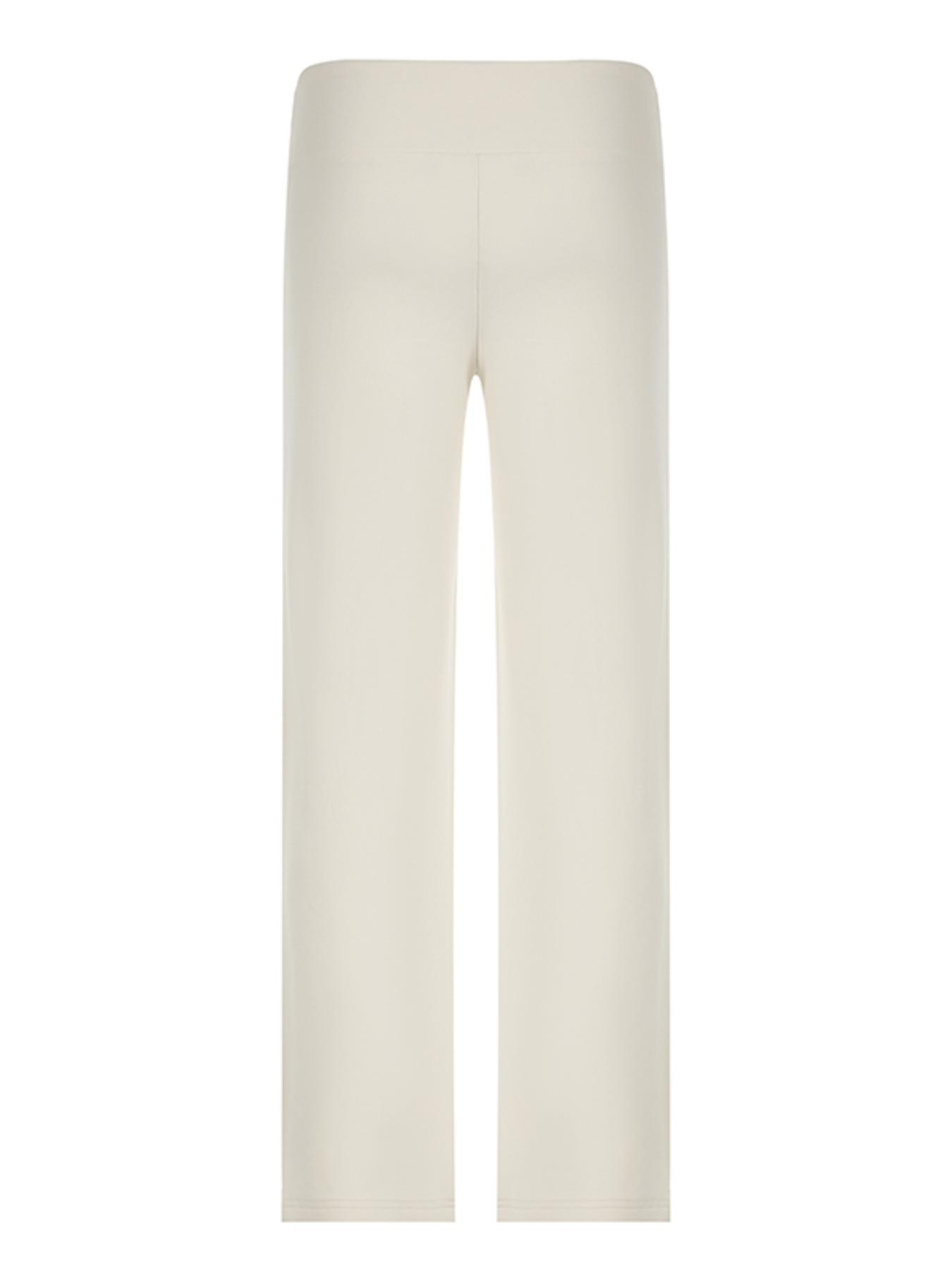 Women's Solid Drawstring Waist Pants, Casual Comfy Straight Leg Trousers for Daily Wear, Rib Flares Pants, Ladies Bottoms for Spring & Summer & Fall