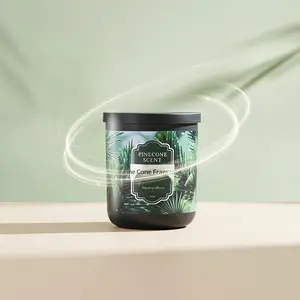 Solid Air Freshener, Long-Lasting Flameless Scent Gel, Portable Fragrance Freshener for Home, Office, Car & Small Spaces, Fresh Clean Aroma