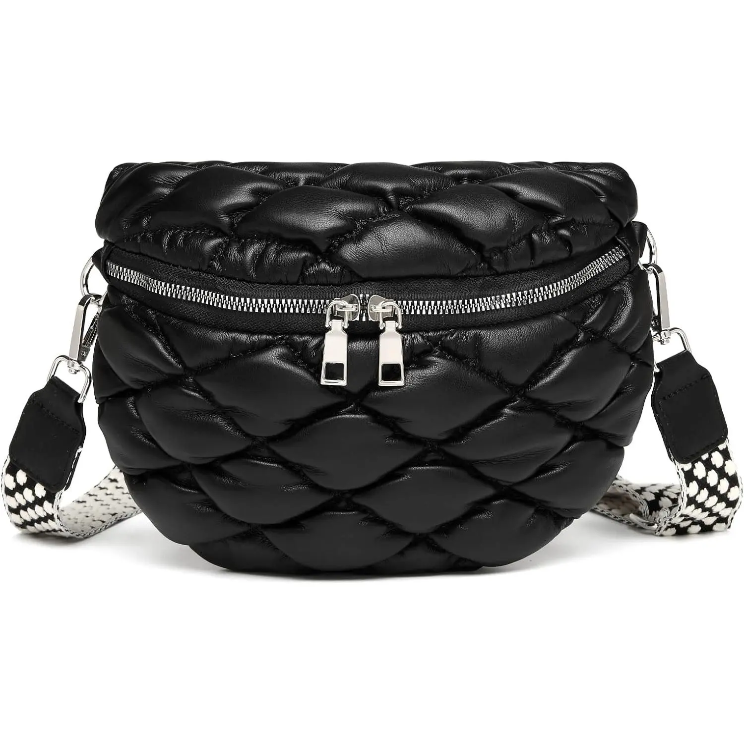 Crossbody Bags for Women - Fashion Sling Purse  Bag Fanny Pack Leather Causal Chest Bum Bag   Purse