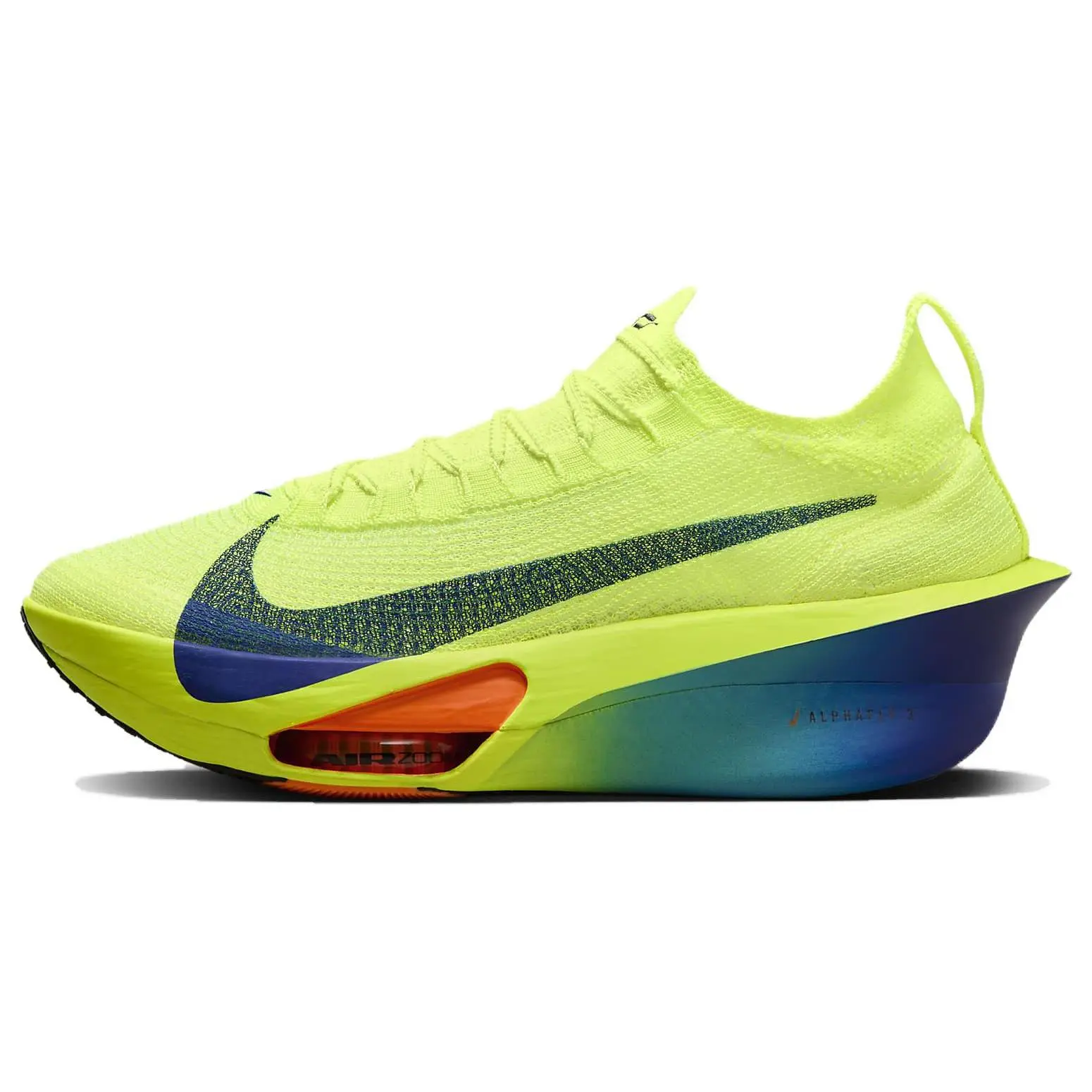 Nike Air Zoom Alphafly Next% 3 Volt Concord Men's Marathon Running Shoes with Carbon Plate, Cushioning, and Breathable Fit Verifiable, with credentials and supporting global authentication
