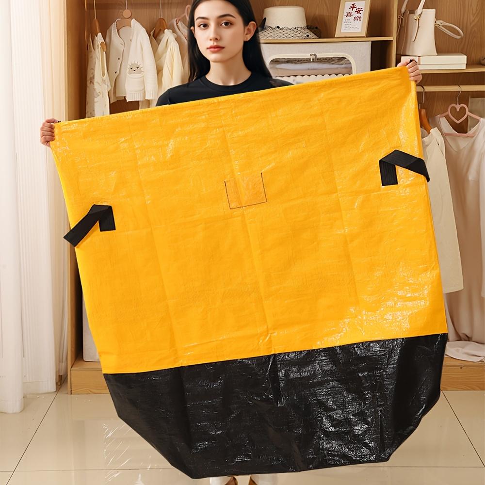 Heavy-Duty Moving Bag with Handle & Safety Drawstring Closure, Large Capacity Foldable Storage Organizer for Travel, Home, Dorm Essentials, Space Saver Bags Heavy-Duty Moving Bag with Handle & Safety Drawstring Closure, Large Capacity Foldable Storage Organizer for Travel, Home, Dorm Essentials, Space Saver Bags