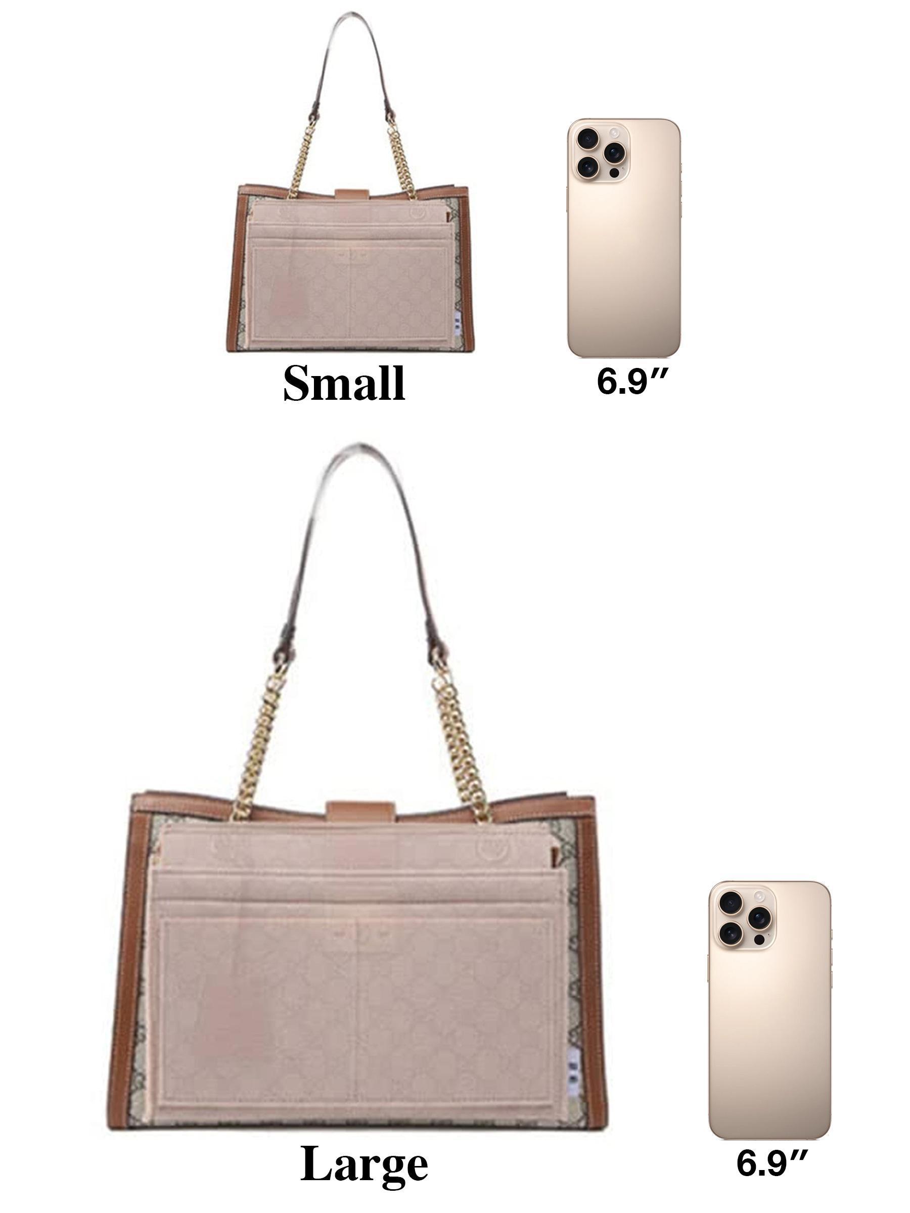 Felt Bag Organizer Insert, Multi-pocket Felt Bag Organizer for Handbag Tote Bag, Purse Organizer, Bag Accessories for Women & Men