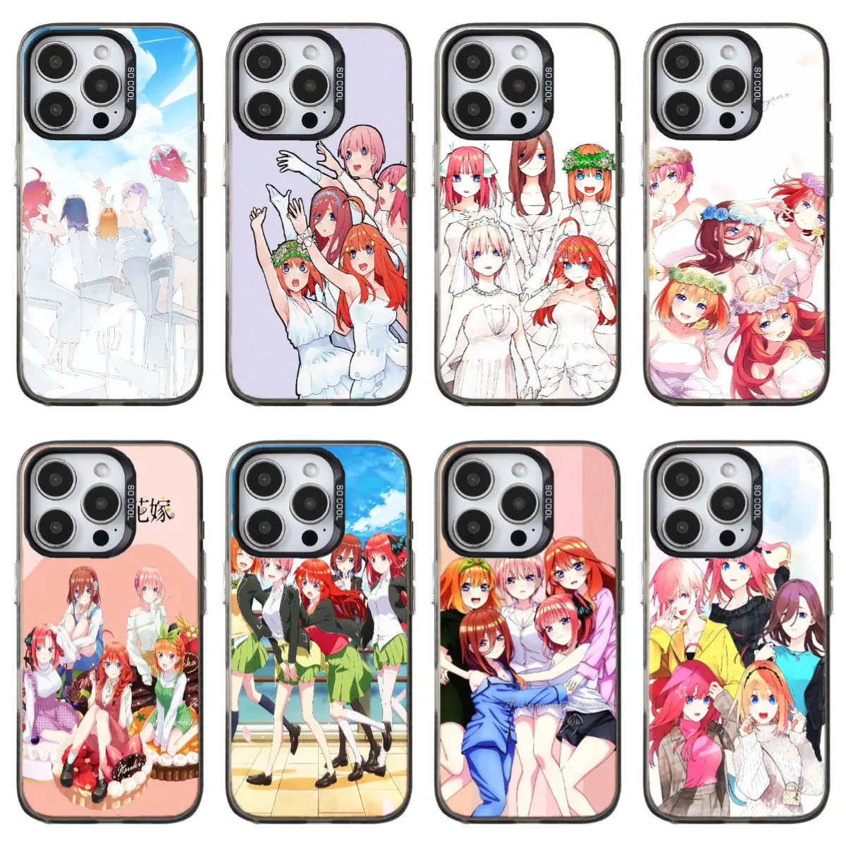 The Quintessential Quintuplets phone Cases For iPhone 17/16/15/14/13/12 Promax Pro Plus & Samsung Galaxy S26-S22 Ultra Plus,The perfect gift for holidays, birthdays and parties.