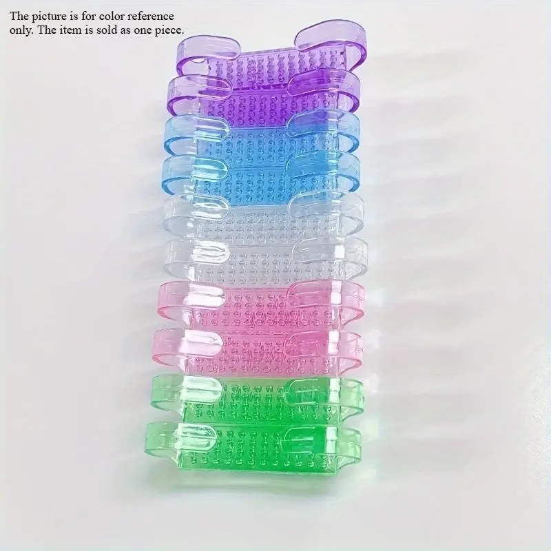 50-piece mini nail cleaning brushes with ergonomic handles - multi-color combination nail and foot dusting brushes for manicure and pedicure use, capable of easily removing dust from under the nails, portable nail care tools