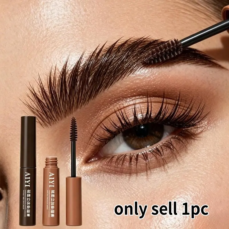 Eyebrow Mascara, Waterproof Sweatproof, All-Day Wear, Lightweight Non-Heavy, Natural Blend Non-Clumping, Lazy Quick Brow Application Essential
