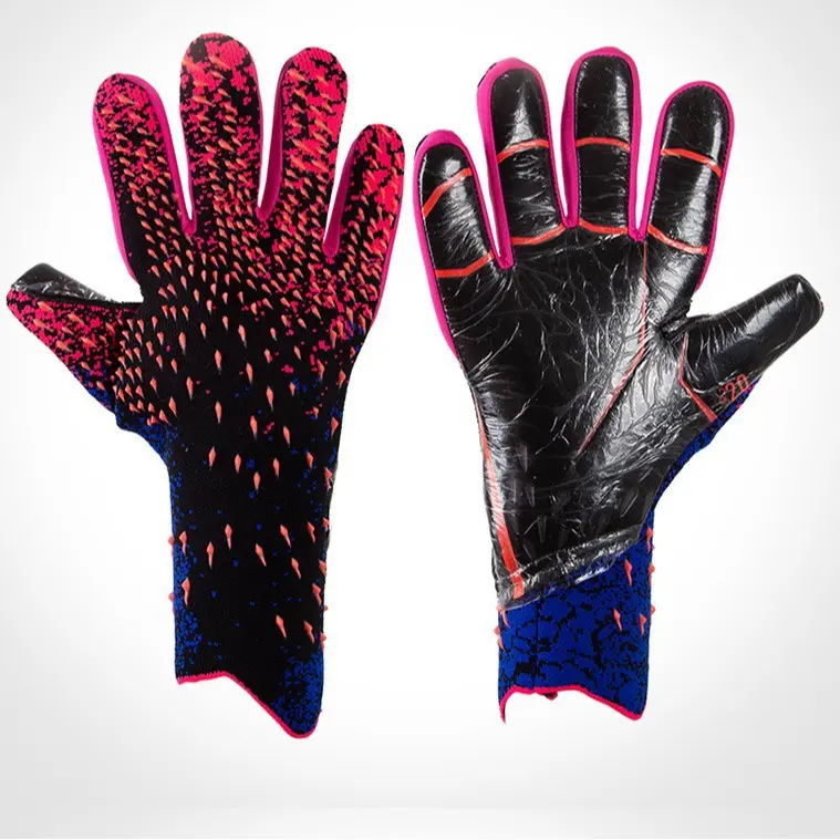 Adult Professional Goalkeeper Gloves – Latex Palm with Finger Protection & Wrist Support