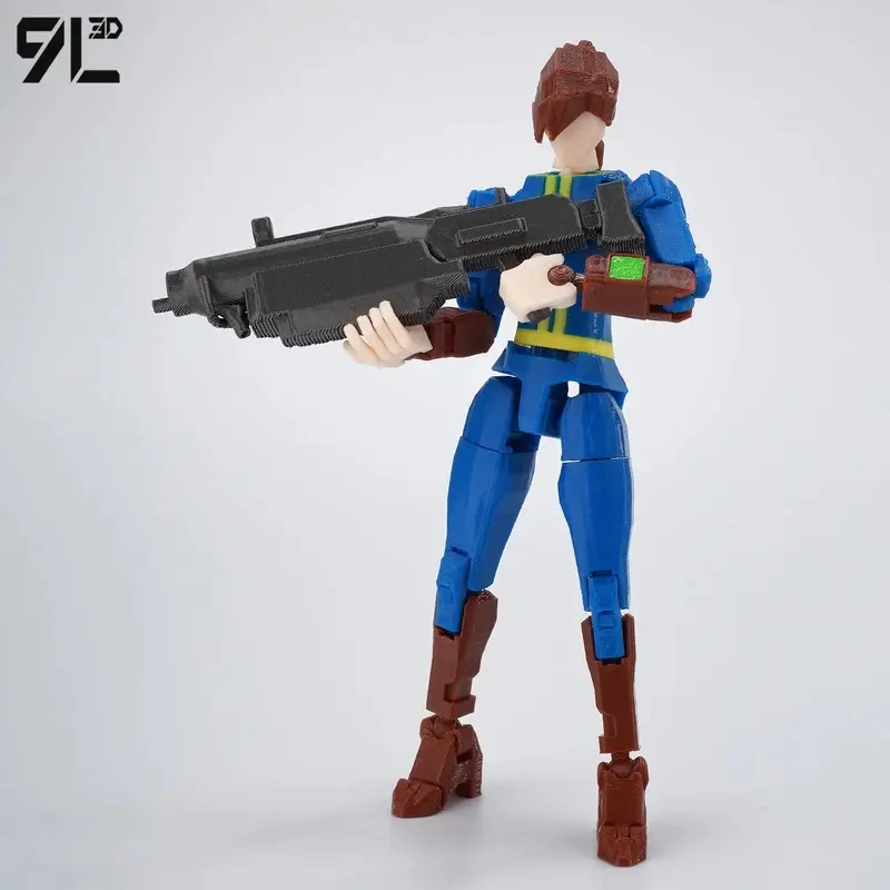 9L3D Titan13 FalloutNora Duo Action Figures LUCKY13 Vault Dwellers Set T13 Multi-Jointed Dummy13 Collectible Toys